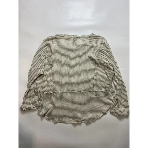 Free People We The Free Hong Kong Striped Henley Top~Relaxed Fit~Small - Picture 8 of 8